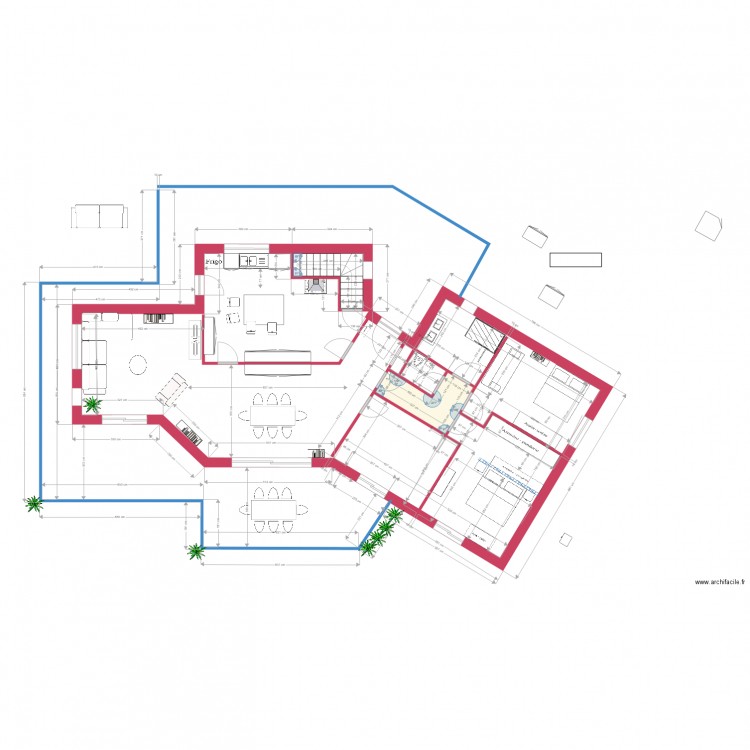 Villa réalisation projet11. Plan de 0 pièce et 0 m2