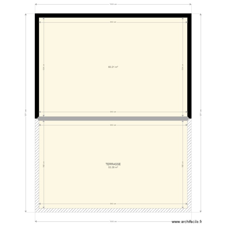 Etage 1 Pauline. Plan de 0 pièce et 0 m2