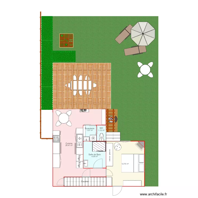Maison Bourges. Plan de 