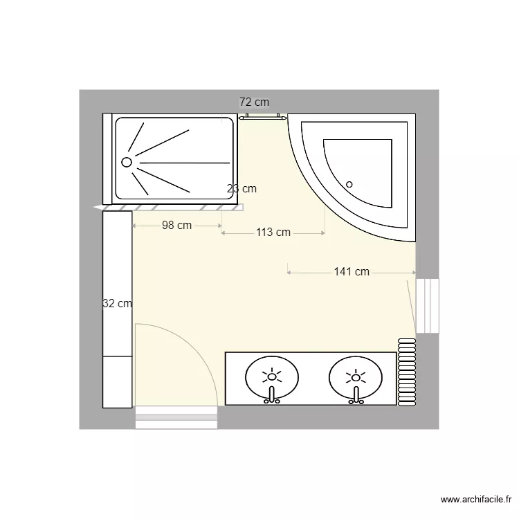 SDB 140. Plan de 