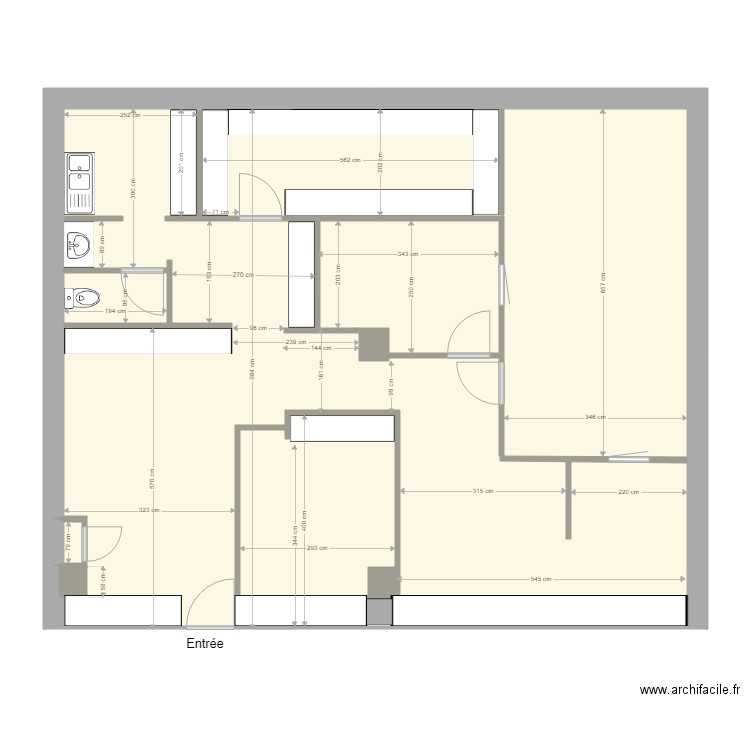 Bureaux GDF vide 1. Plan de 0 pièce et 0 m2