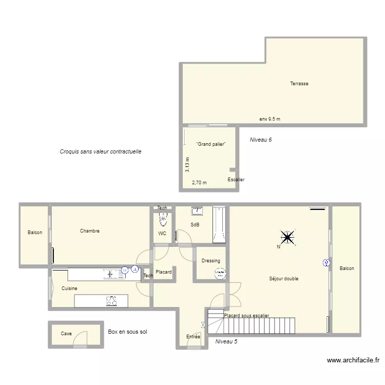 Besseyre 45. Plan de 
