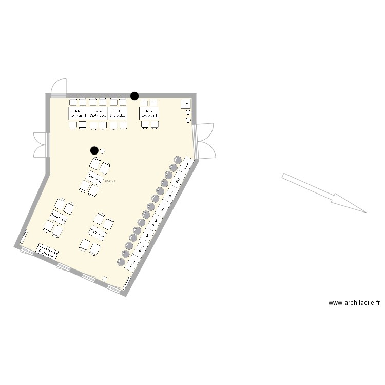 Salle UPM3. Plan de 0 pièce et 0 m2