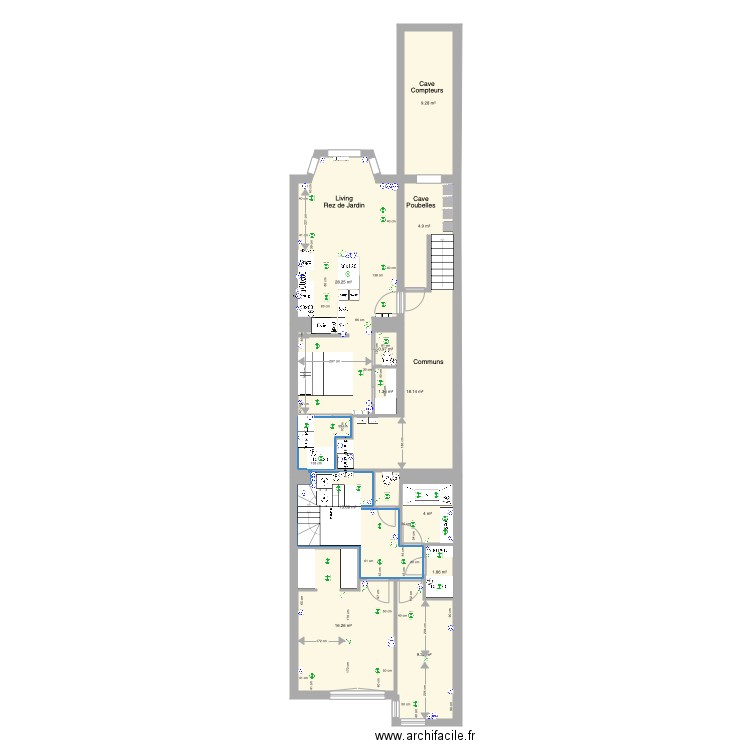 Marie José Rez jardin def élec. Plan de 0 pièce et 0 m2