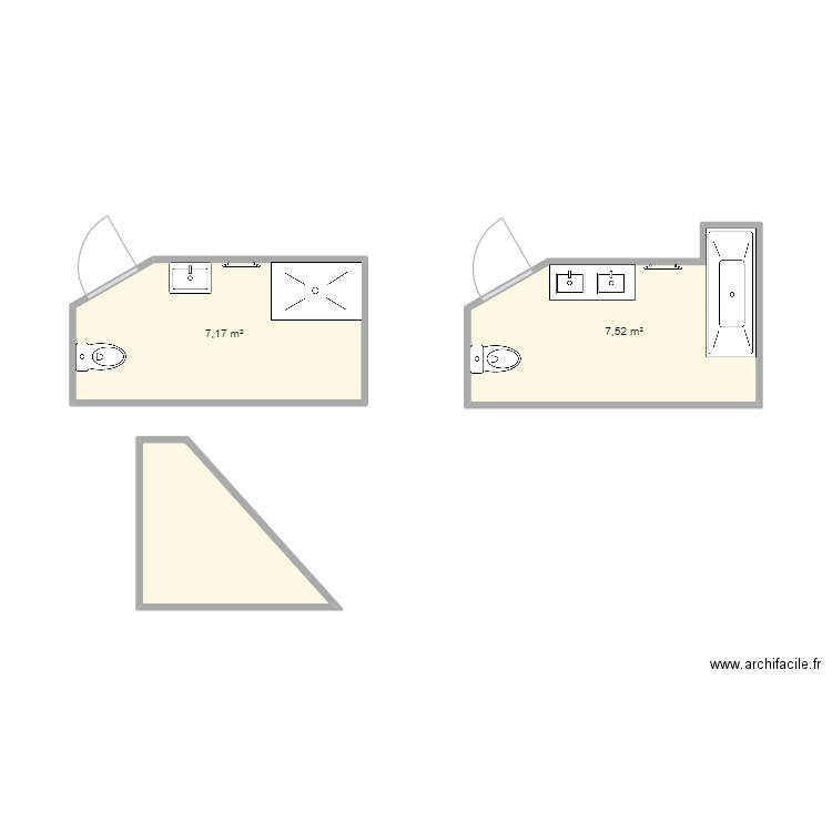 Projet CRETON. Plan de 0 pièce et 0 m2