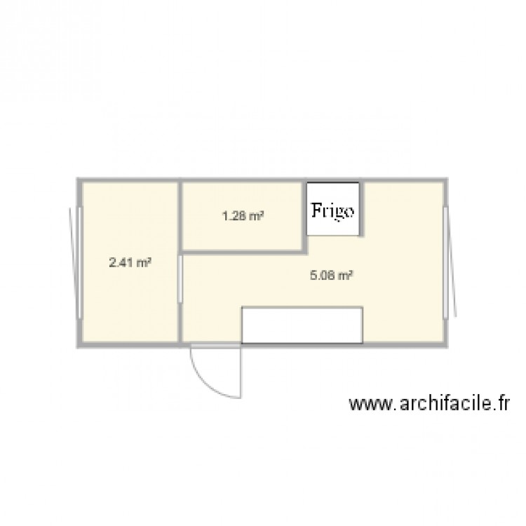 plan de caravane. Plan de 0 pièce et 0 m2