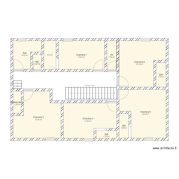 Croix R2. Plan de 0 pièce et 0 m2