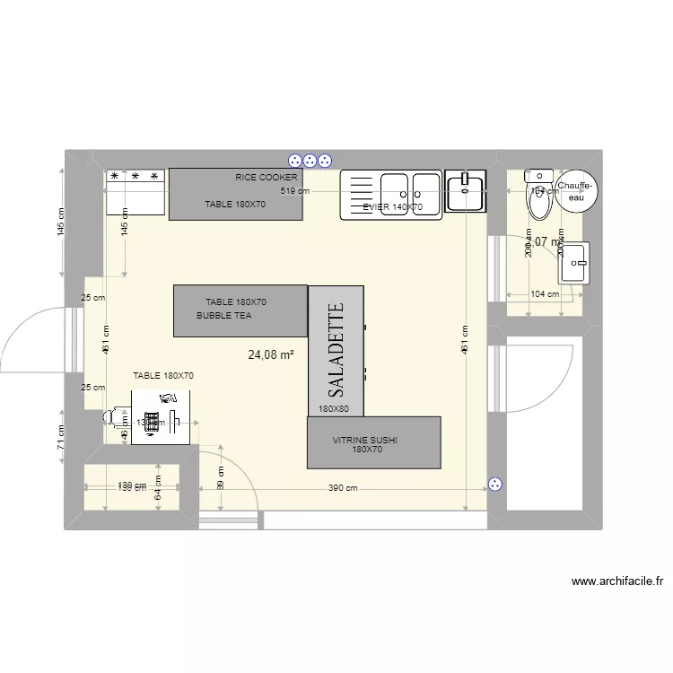 LOCAL SUSHI. Plan de 