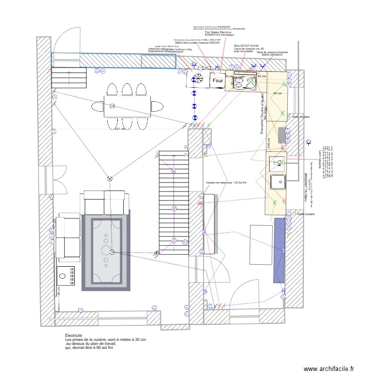 Cuisine_Marsanne Electricité. Plan de 0 pièce et 0 m2