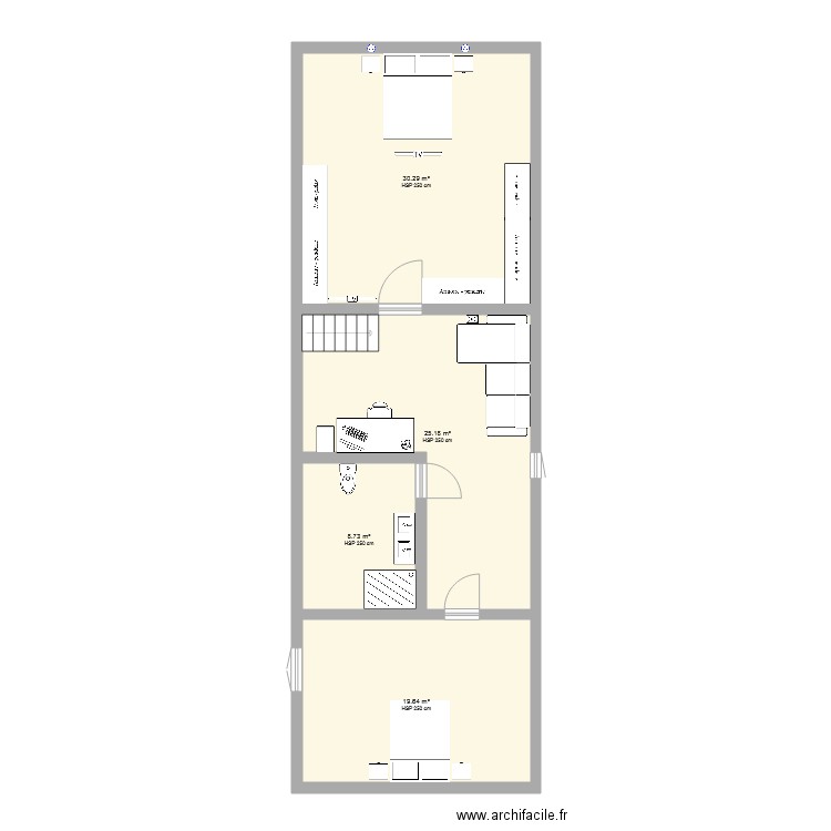 MAISON. Plan de 0 pièce et 0 m2