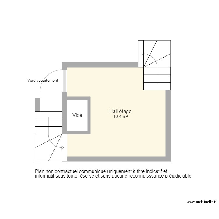 Hall étage Haute Wez 40 4030 Grivegnée. Plan de 0 pièce et 0 m2