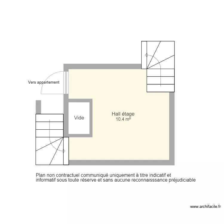 Hall étage Haute Wez 40 4030 Grivegnée. Plan de Hall étage Haute Wez 40 4030 Grivegnée. Plan de