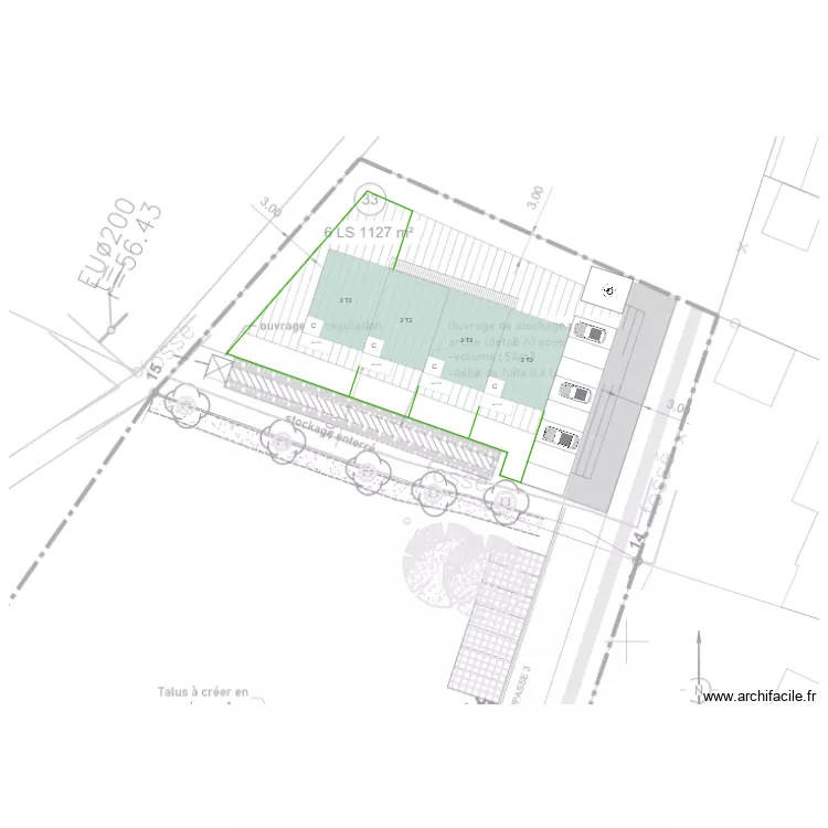 SAINTE FLAIVE LOT 33. Plan de SAINTE FLAIVE LOT 33. Plan de