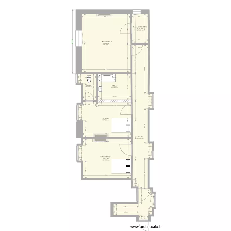 20220102 CHAMAILLARD ETAGE BH. Plan de 