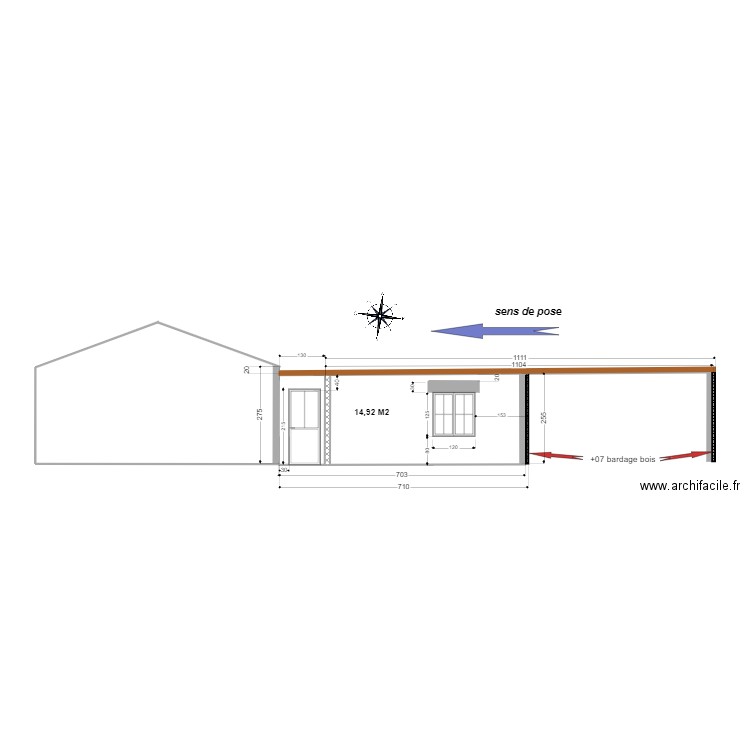 FACADE 1 gildas. Plan de 0 pièce et 0 m2