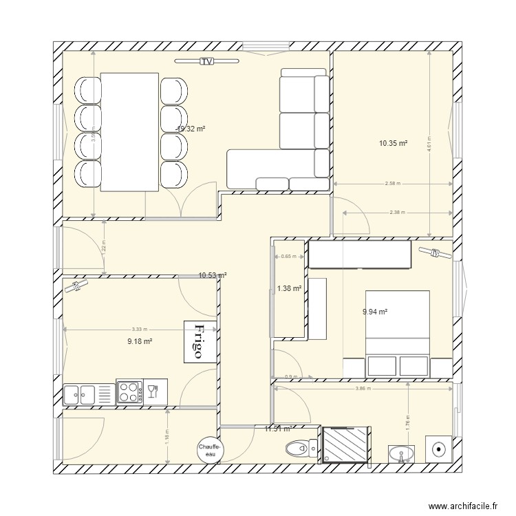 89 etienne pedron. Plan de 0 pièce et 0 m2