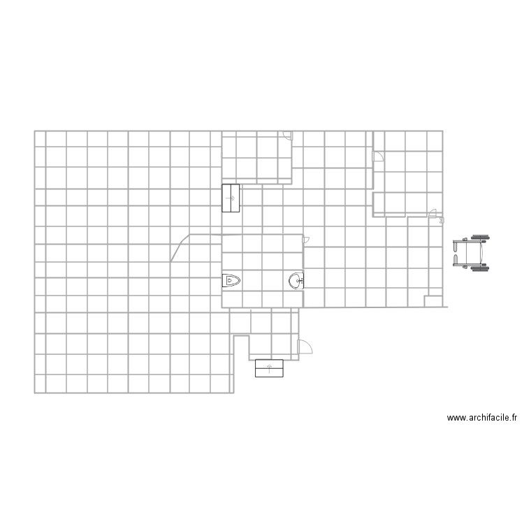 chez moi 1bis. Plan de 0 pièce et 0 m2