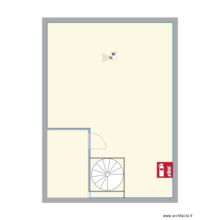 Étage de la base nautique du CSJC. Plan de 0 pièce et 0 m2