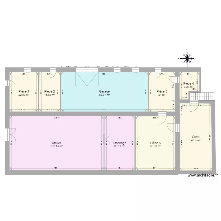 Maison ABC Niveau 1. Plan de 