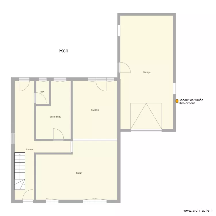 Croquis GUISSE . Plan de 