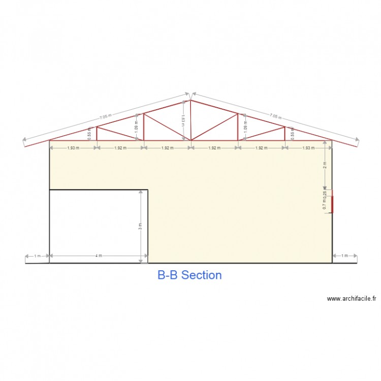 bb section. Plan de 0 pièce et 0 m2