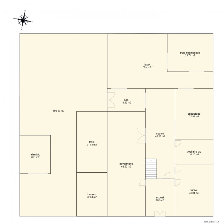 plan de masse 600m2 330m2 etage. Plan de 0 pièce et 0 m2