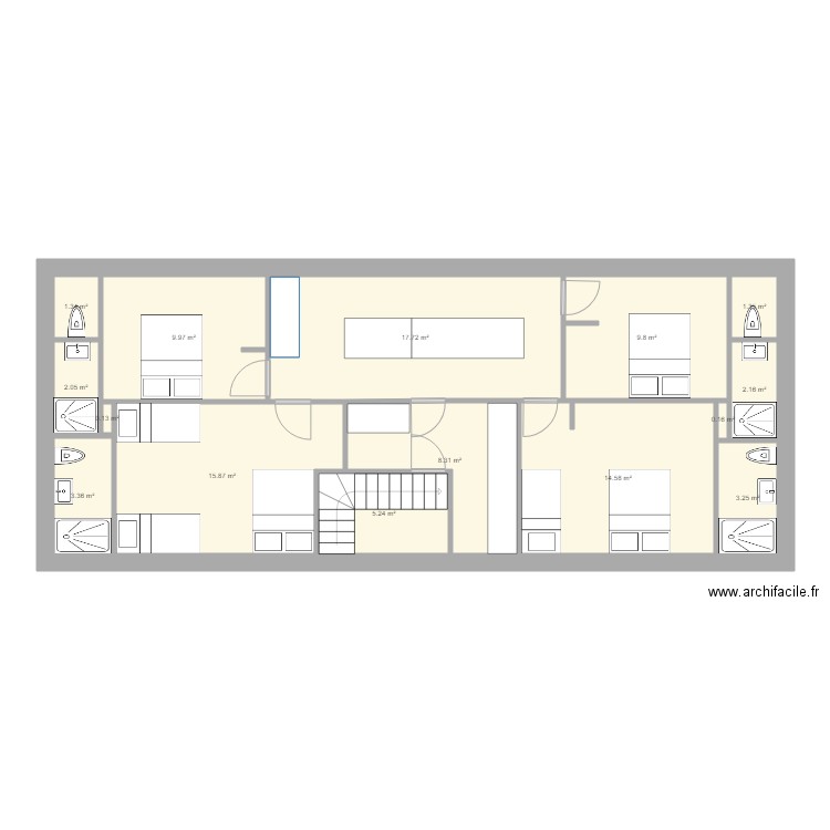 rdc 5. Plan de 0 pièce et 0 m2