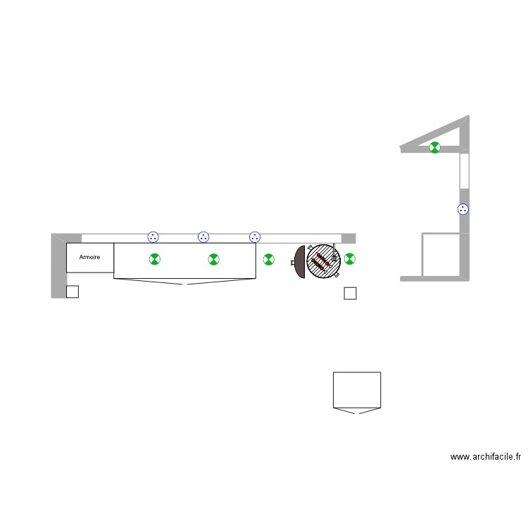 cuisine extérieure Beuz 1. Plan de 0 pièce et 0 m2