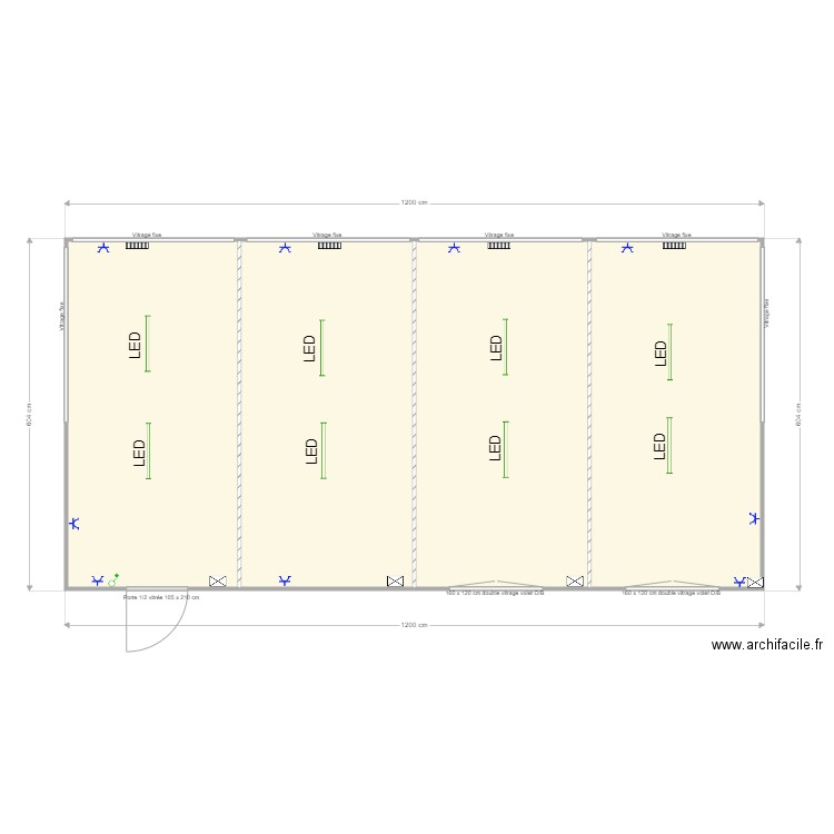 Sandermans. Plan de 0 pièce et 0 m2