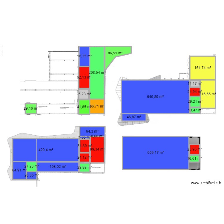 CHRONODRIVE. Plan de 31 pièces et 3161 m2