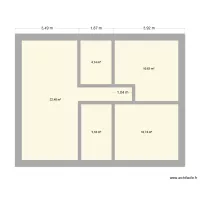 Plan maison T2 version 2