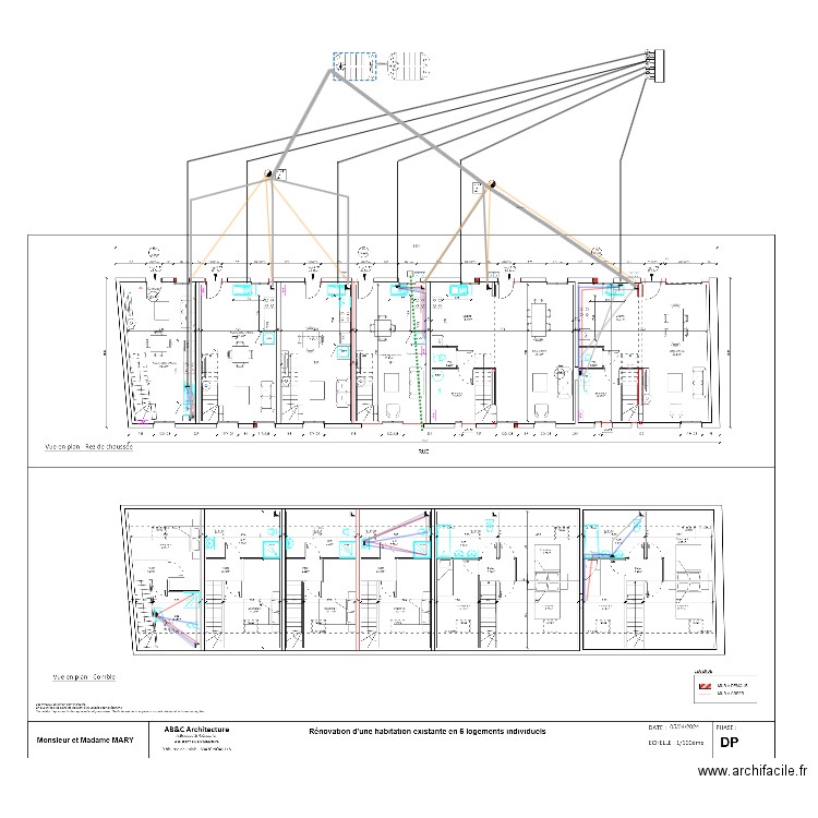 Mary'Ze plan Dalle RDC. Plan de 0 pièce et 0 m2