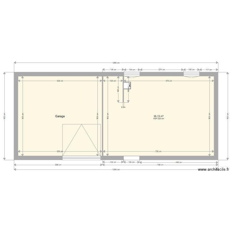 Actuel. Plan de 0 pièce et 0 m2