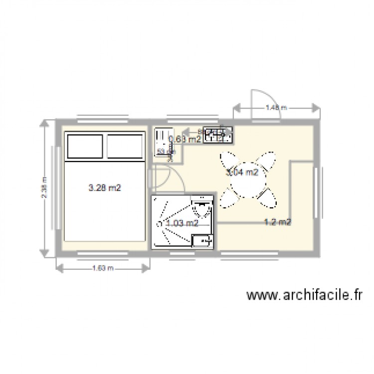 caravane 2. Plan de 0 pièce et 0 m2