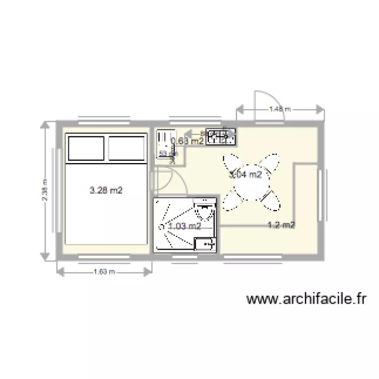 caravane 2. Plan de 