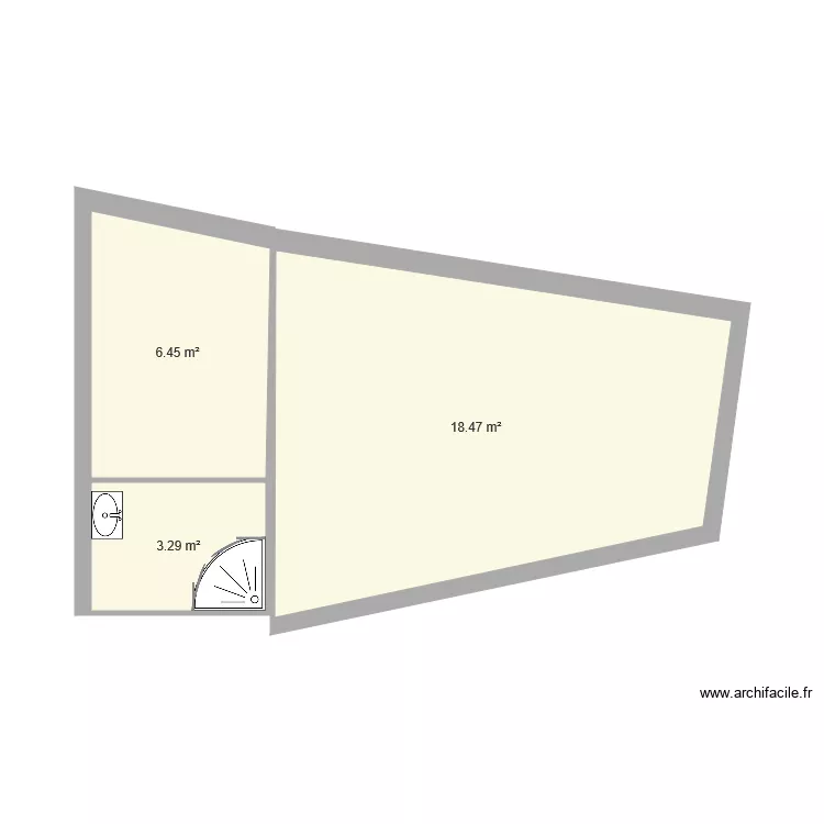 studio location. Plan de 