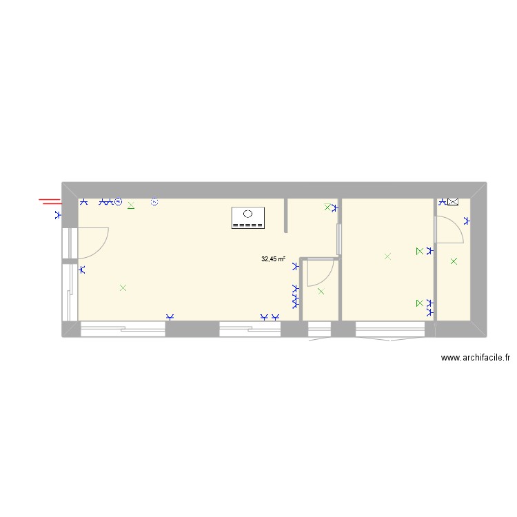 Annexe étable 2. Plan de 0 pièce et 0 m2