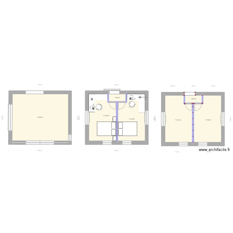 extension. Plan de 0 pièce et 0 m2