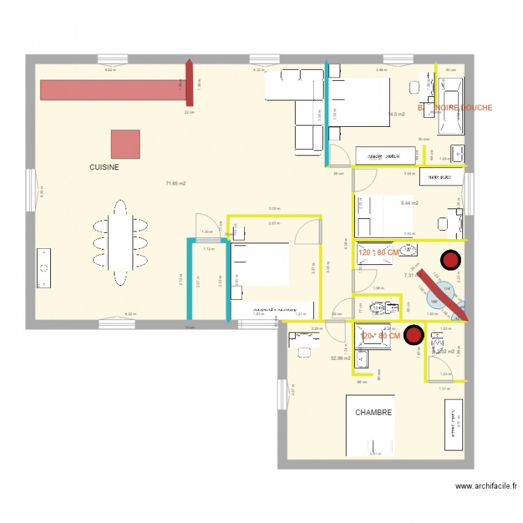cavee leveque plan de masse 1er étage levesque version 1 appartement 8 nov  2021. Plan de 0 pièce et 0 m2