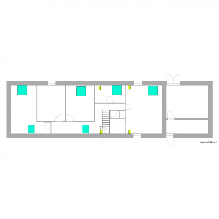 trehe rdc. Plan de 0 pièce et 0 m2