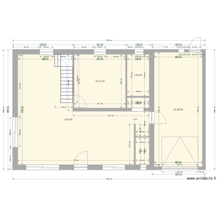 facade. Plan de 0 pièce et 0 m2