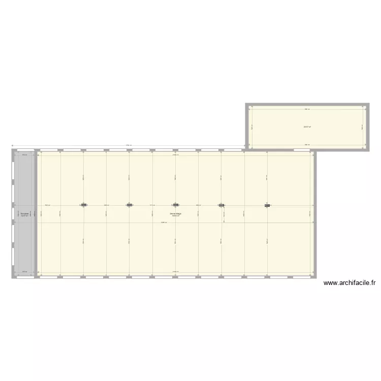2eme &eacute;tage V1. Plan de 