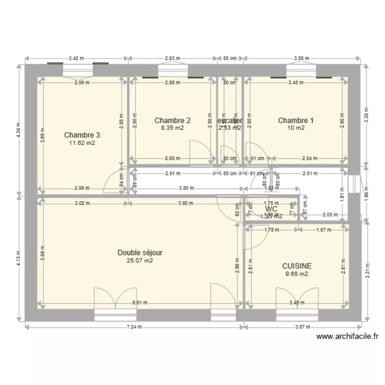 impasse des bruy&egrave;res d&eacute;c 2015. Plan de 