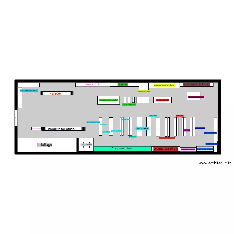 magasins biss. Plan de 