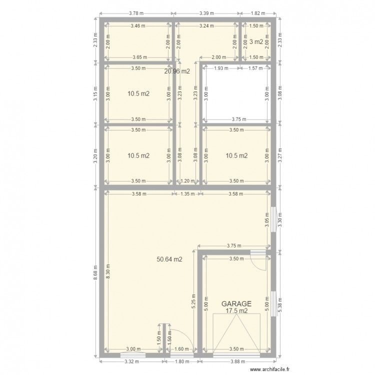 NOUVELLE MAISON. Plan de 0 pièce et 0 m2