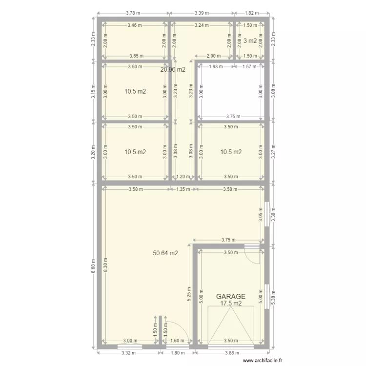 NOUVELLE MAISON. Plan de 