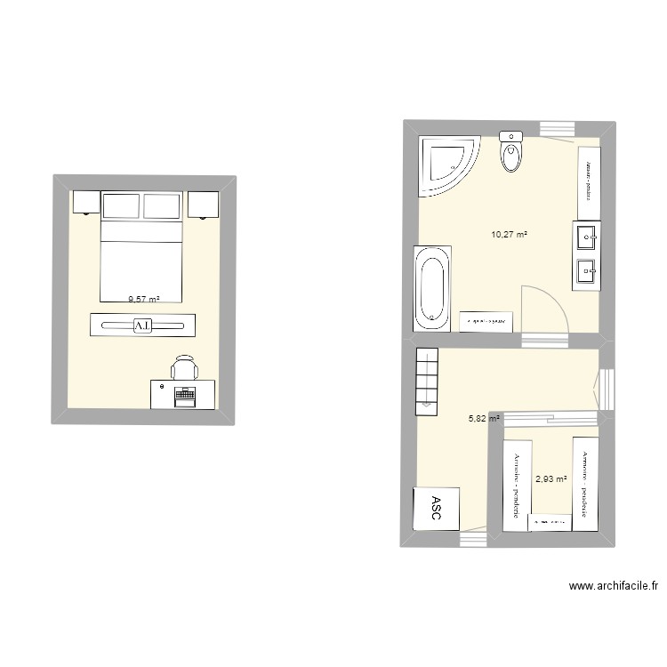 maison . Plan de 0 pièce et 0 m2