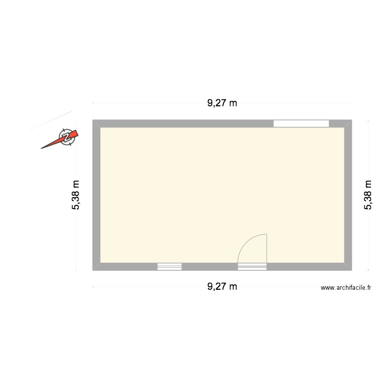 VUE DESSUS GROS. Plan de 0 pièce et 0 m2
