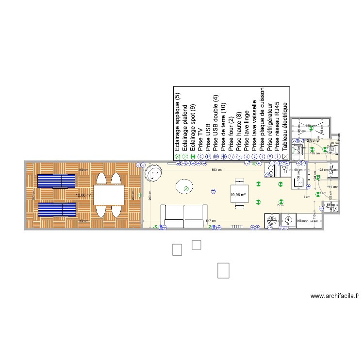 Studio Britania final 2. Plan de 0 pièce et 0 m2
