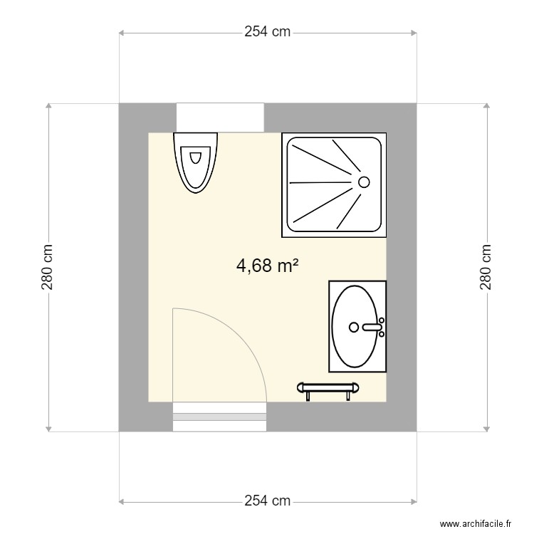 sdb 11 4eme ecluse. Plan de 0 pièce et 0 m2